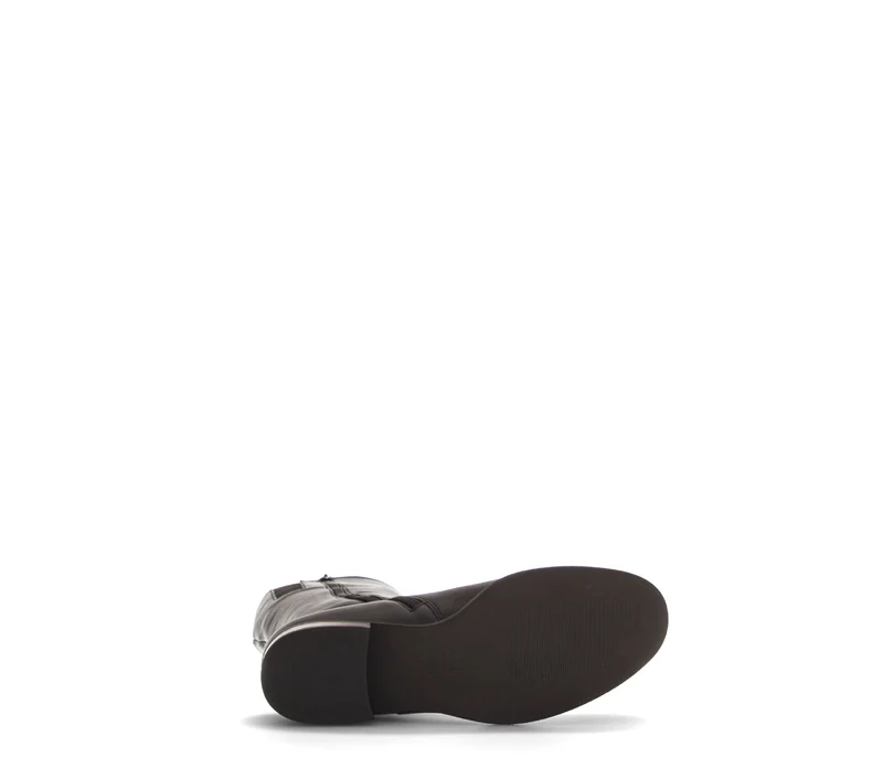 Bottes marron en cuir lisse