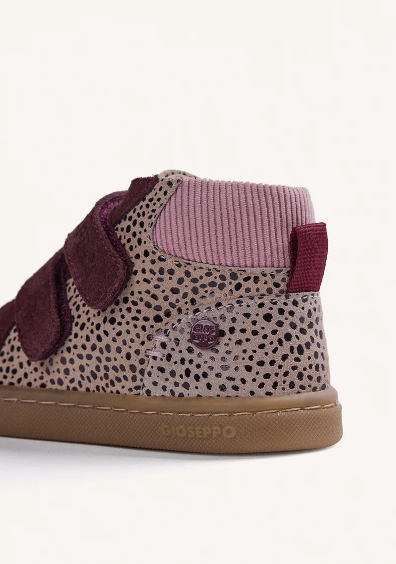 BAREFOOT BURGUNDY LEATHER ANKLE BOOTS