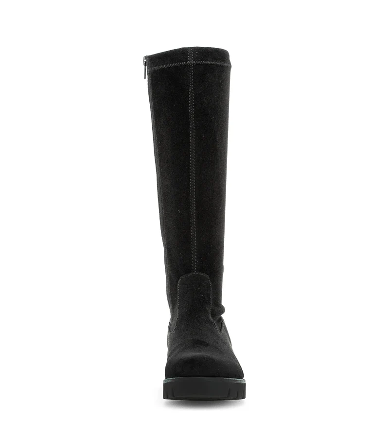 Bottes noires en velours