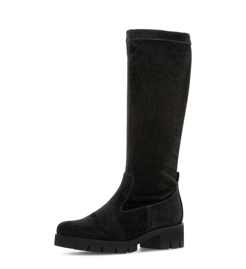 Bottes noires en velours
