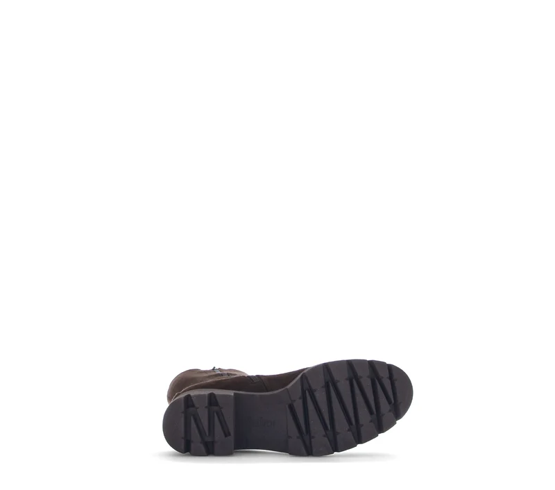 Bottes marron en cuir velours