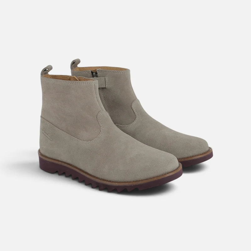 RIPPLE BOOTS SL - VELOURS - TAUPE