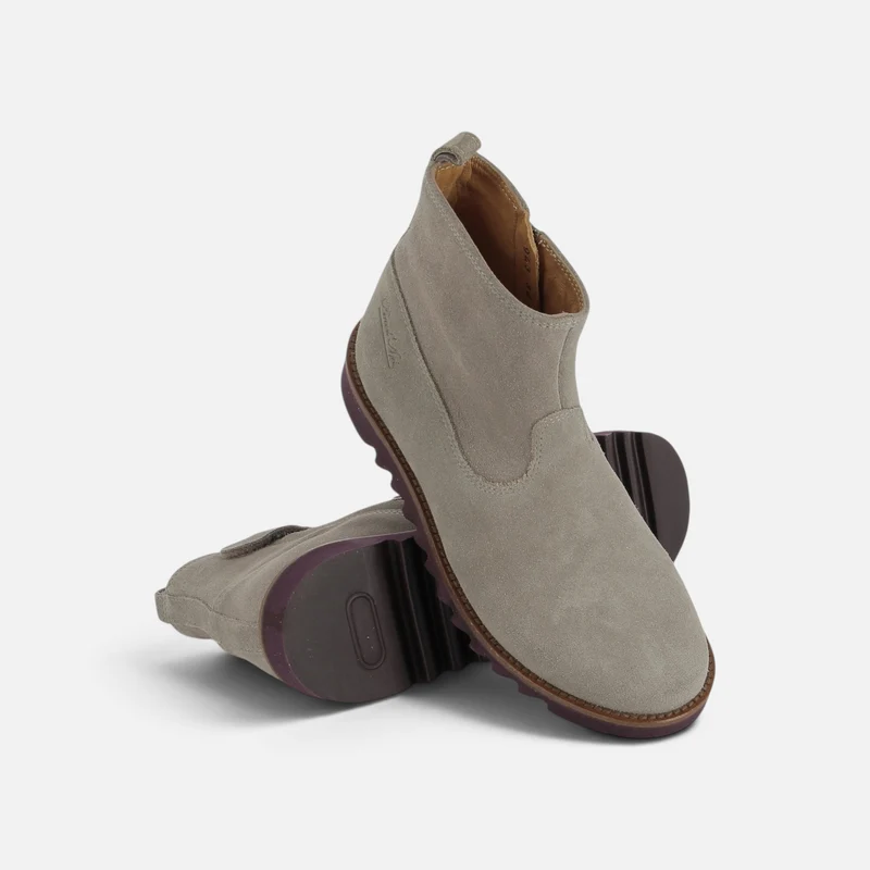 RIPPLE BOOTS SL - VELOURS - TAUPE