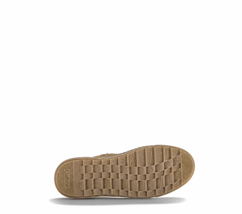 Bottines cognac en velours