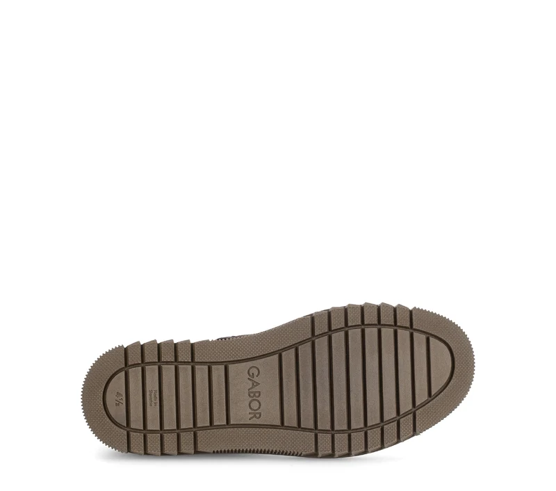 Bottines marron en cuir velours