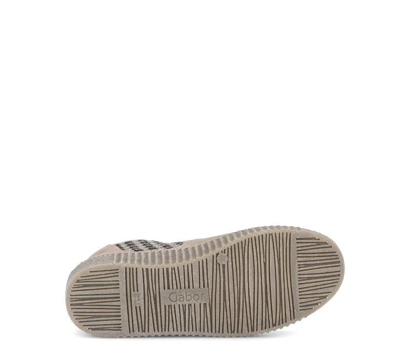 Bottines beiges en cuir velours