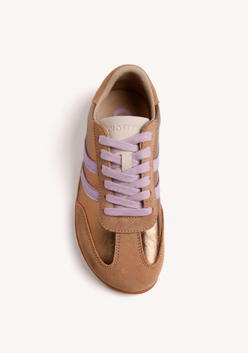 BAREFOOT SHINY LEATHER SNEAKERS