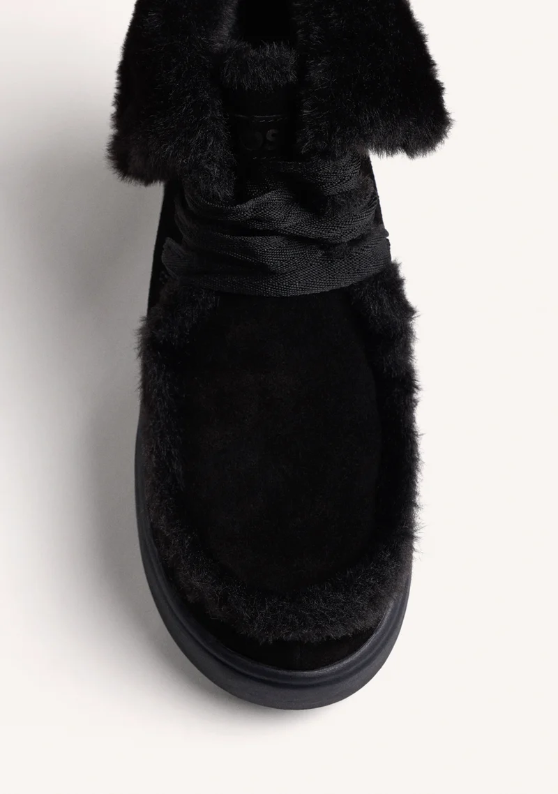 BLACK AUSTRALIAN LEATHER BOOTS