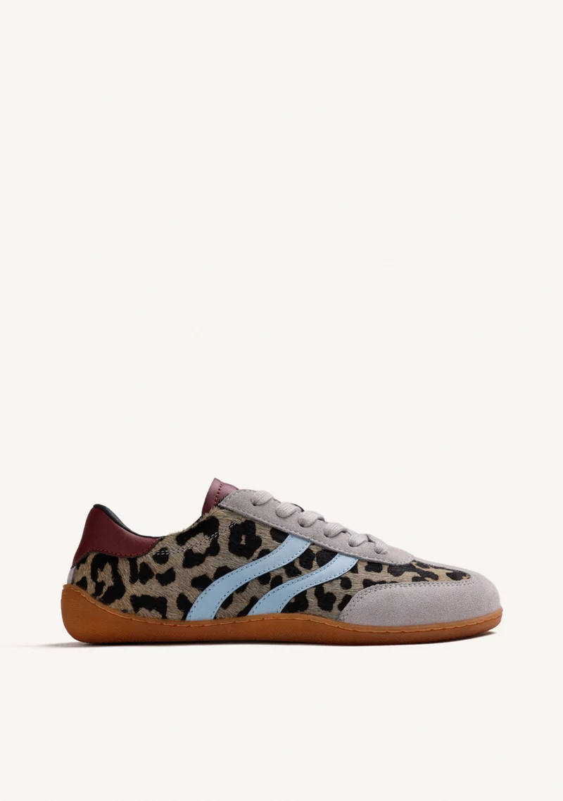 BAREFOOT SNEAKERS ANIMAL PRINT LEATHER