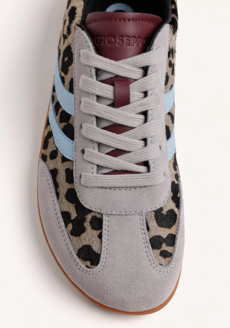BAREFOOT SNEAKERS ANIMAL PRINT LEATHER