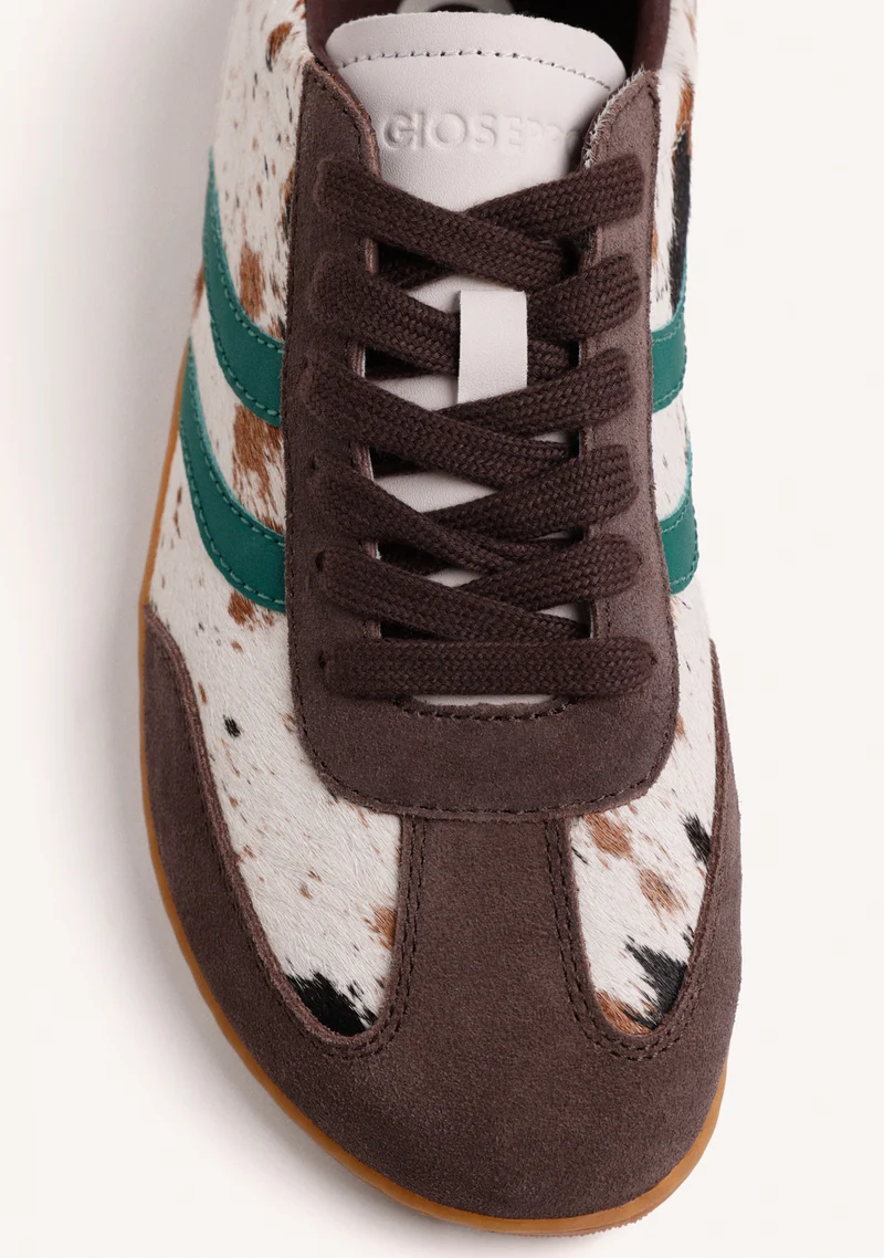 BAREFOOT SNEAKERS WITH ANIMAL PRINT LEATHER