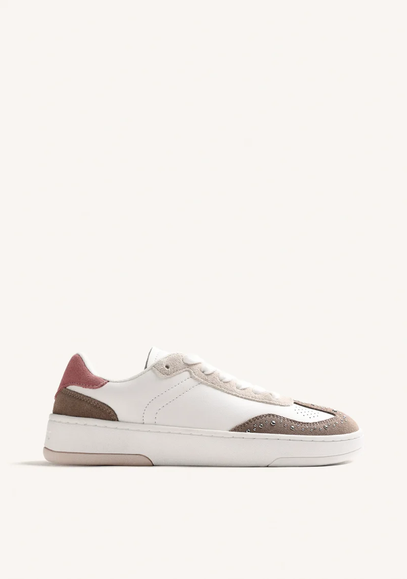 BROWN BAREFOOT LEATHER SNEAKERS