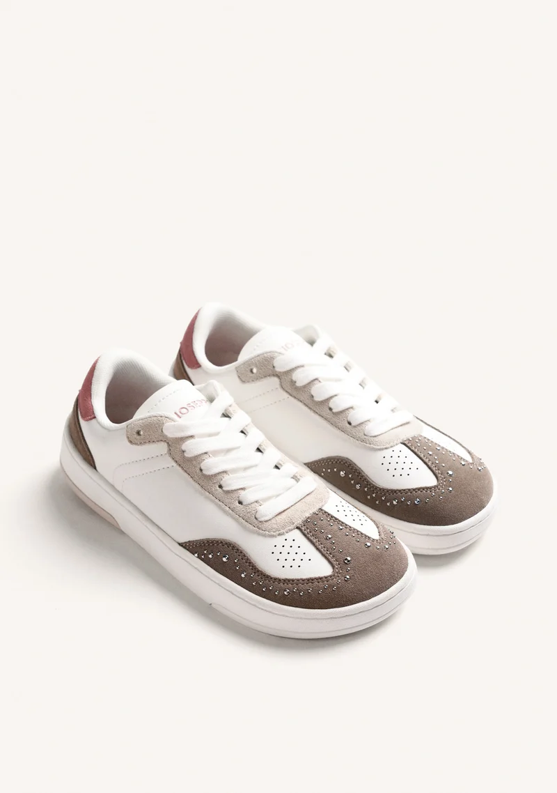 BROWN BAREFOOT LEATHER SNEAKERS