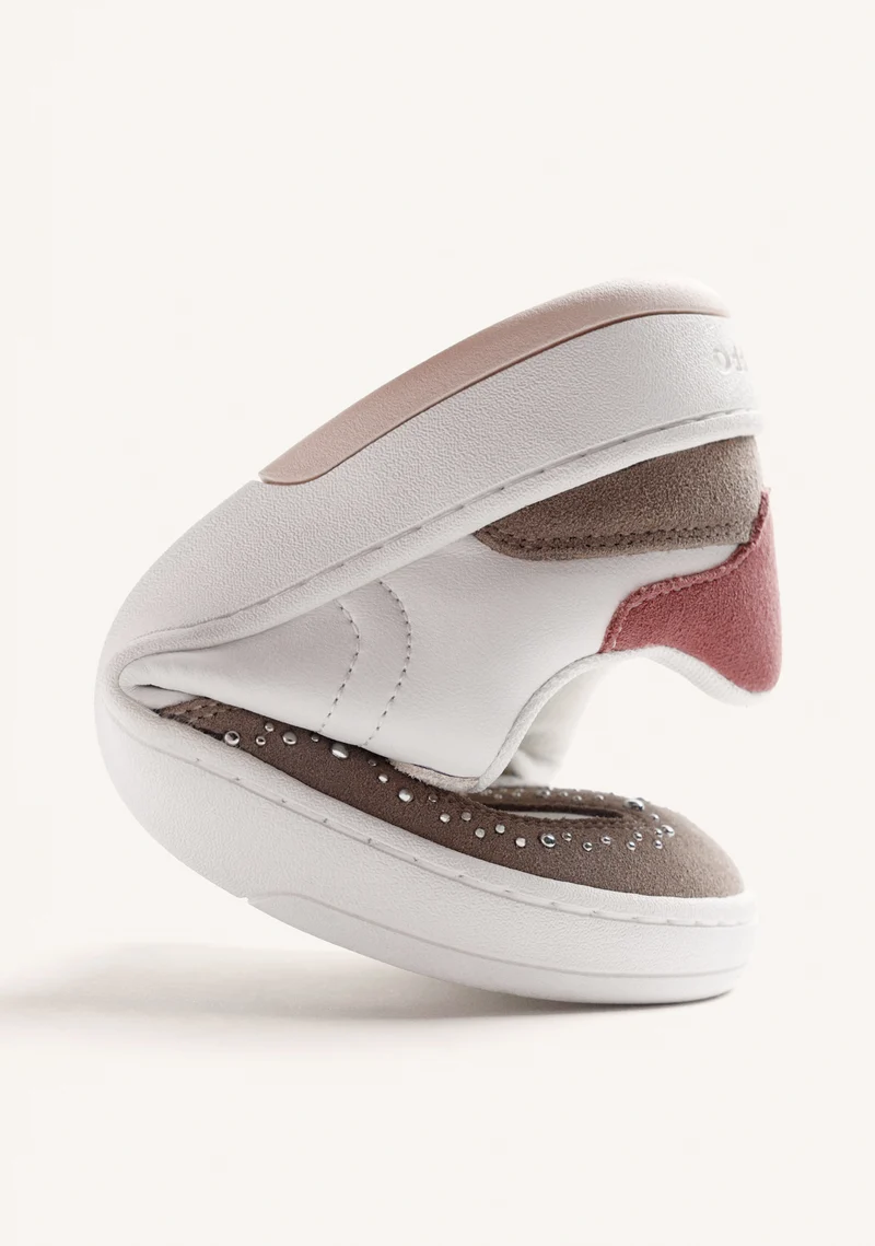BROWN BAREFOOT LEATHER SNEAKERS