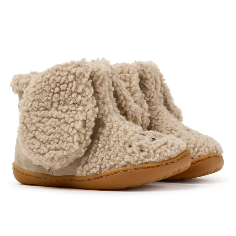 Camper FW Peu Bottines Fourrées Beige