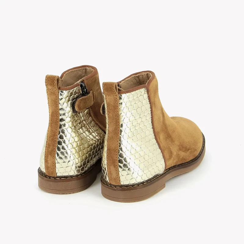 TRIP BACK - VELOURS OILY-CR - CARAMEL-PLATINE