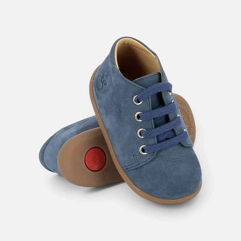 STAND-UP BOTTINE - NUBUCK - JEANS