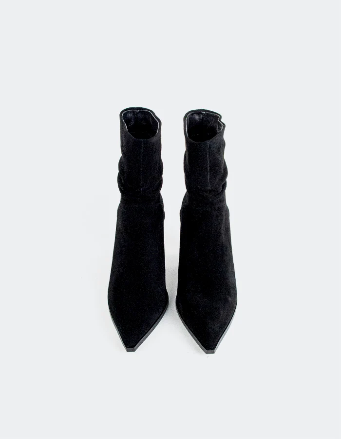 Evania Black Suede