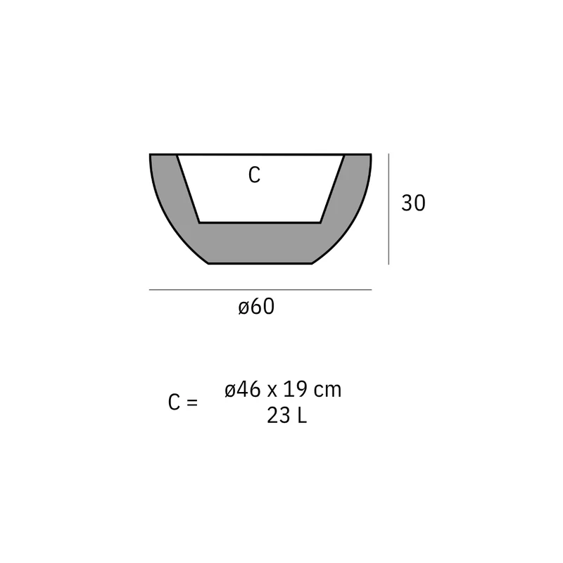 Jardinière - Sféra LED