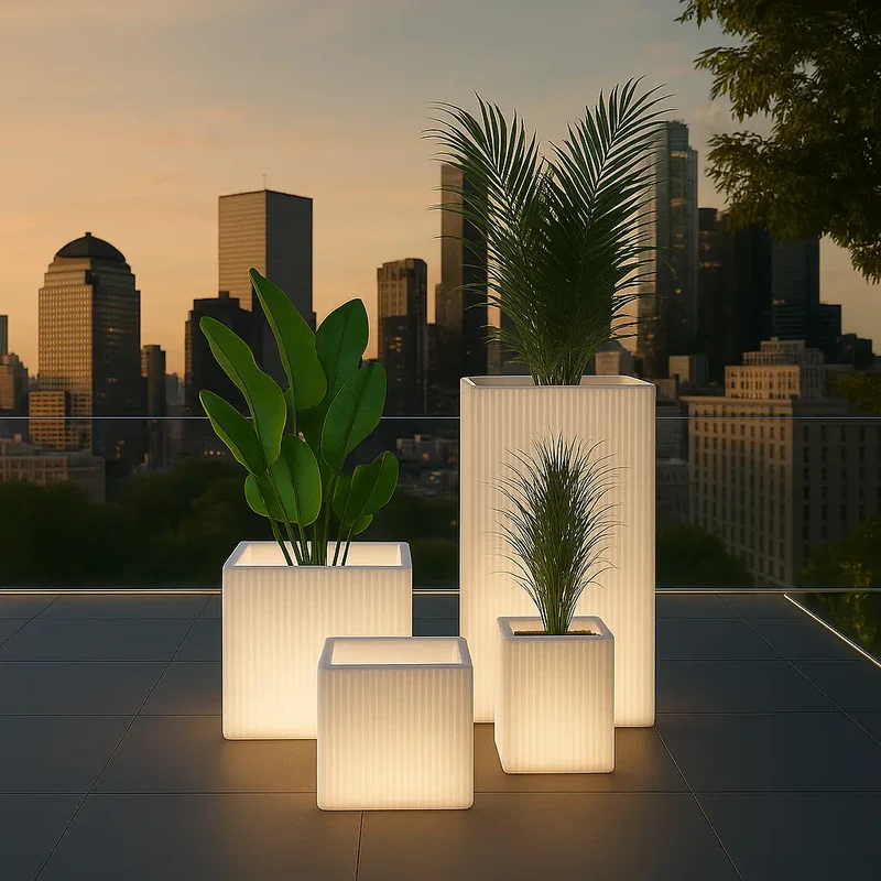Pot - Gatsby Cuadrado LED