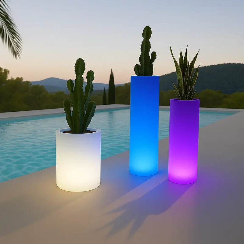 Pot - Cilindro Alto LED
