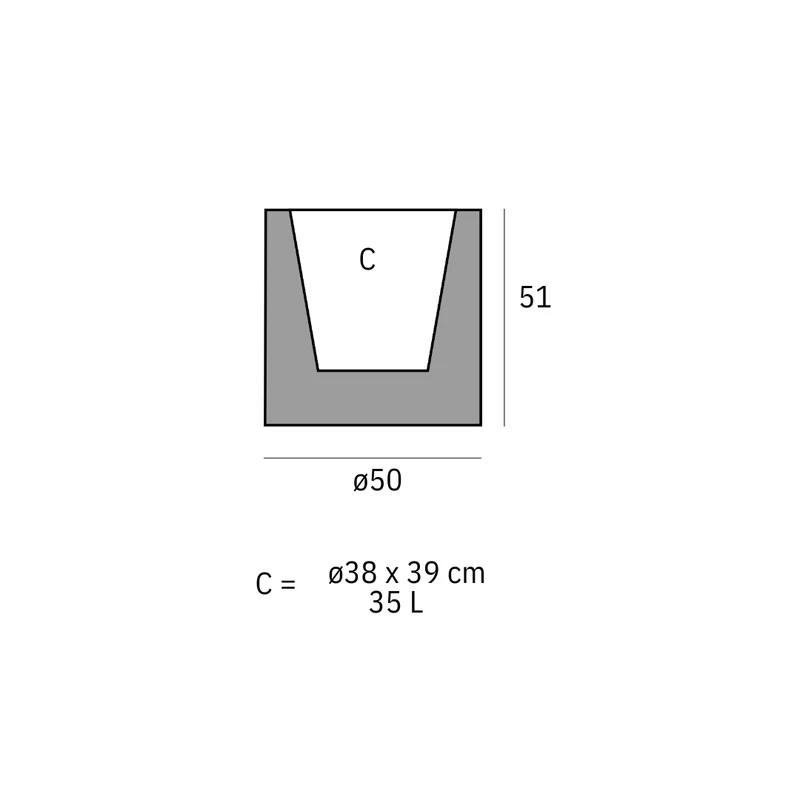 Pot - Cilindro LED