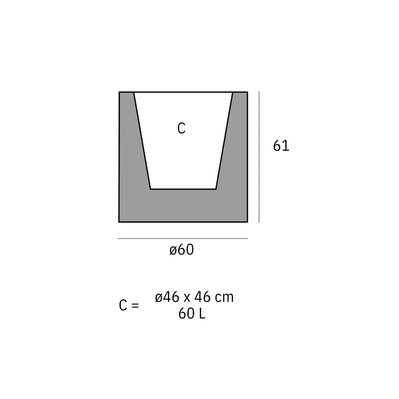 Pot - Cilindro LED