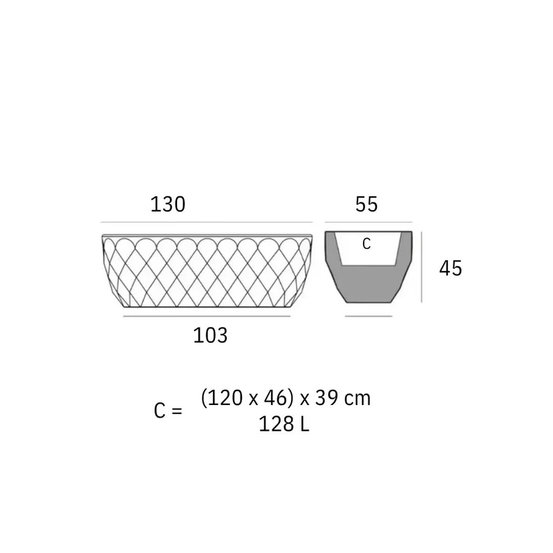 Jardinière - Vaso LED