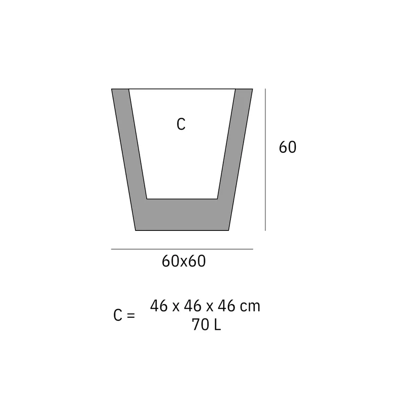 Pot - Cono LED
