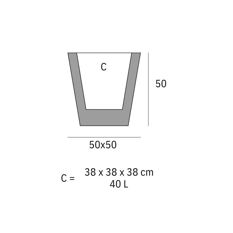 Pot - Cono LED