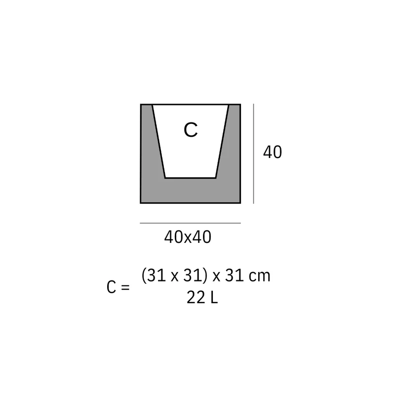 Pot - Cubo LED