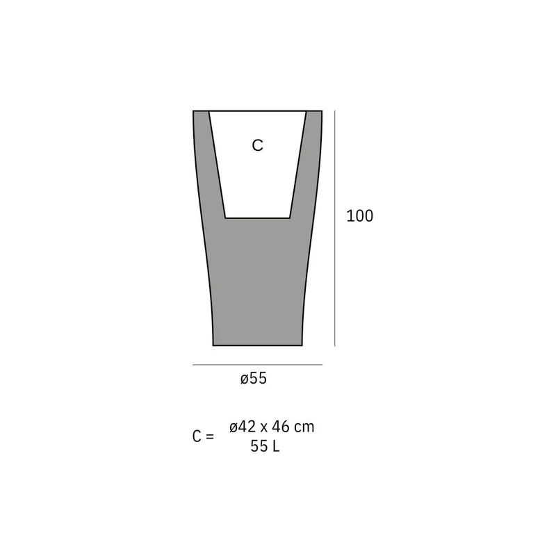 Pot - Curvado LED