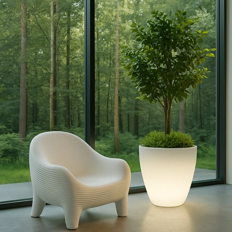 Pot - Violeta LED