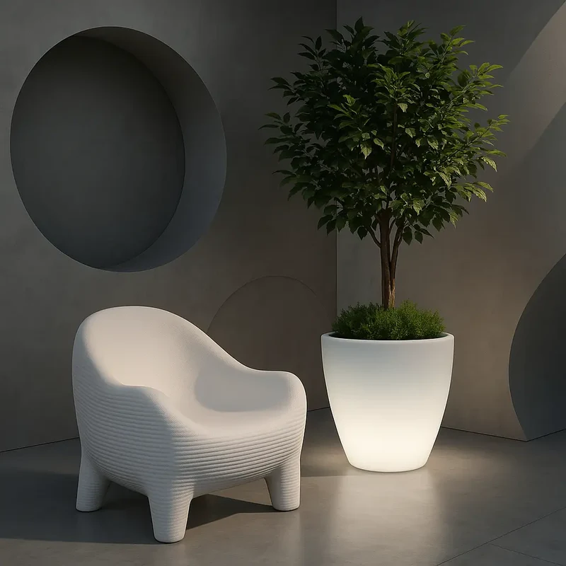 Pot - Violeta LED