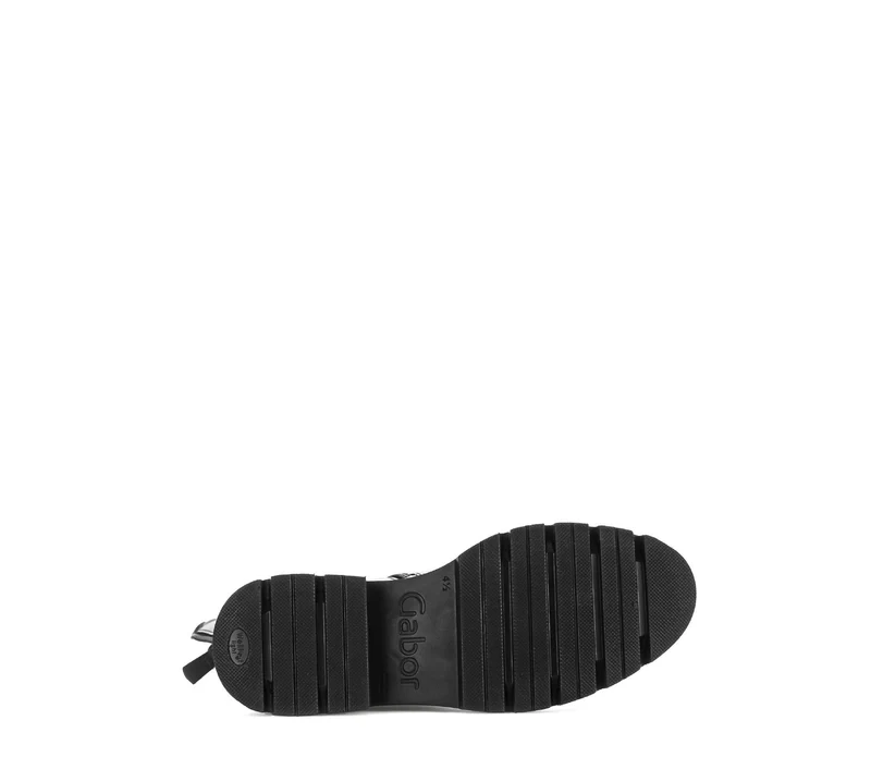 Bottes noires en cuir lisse