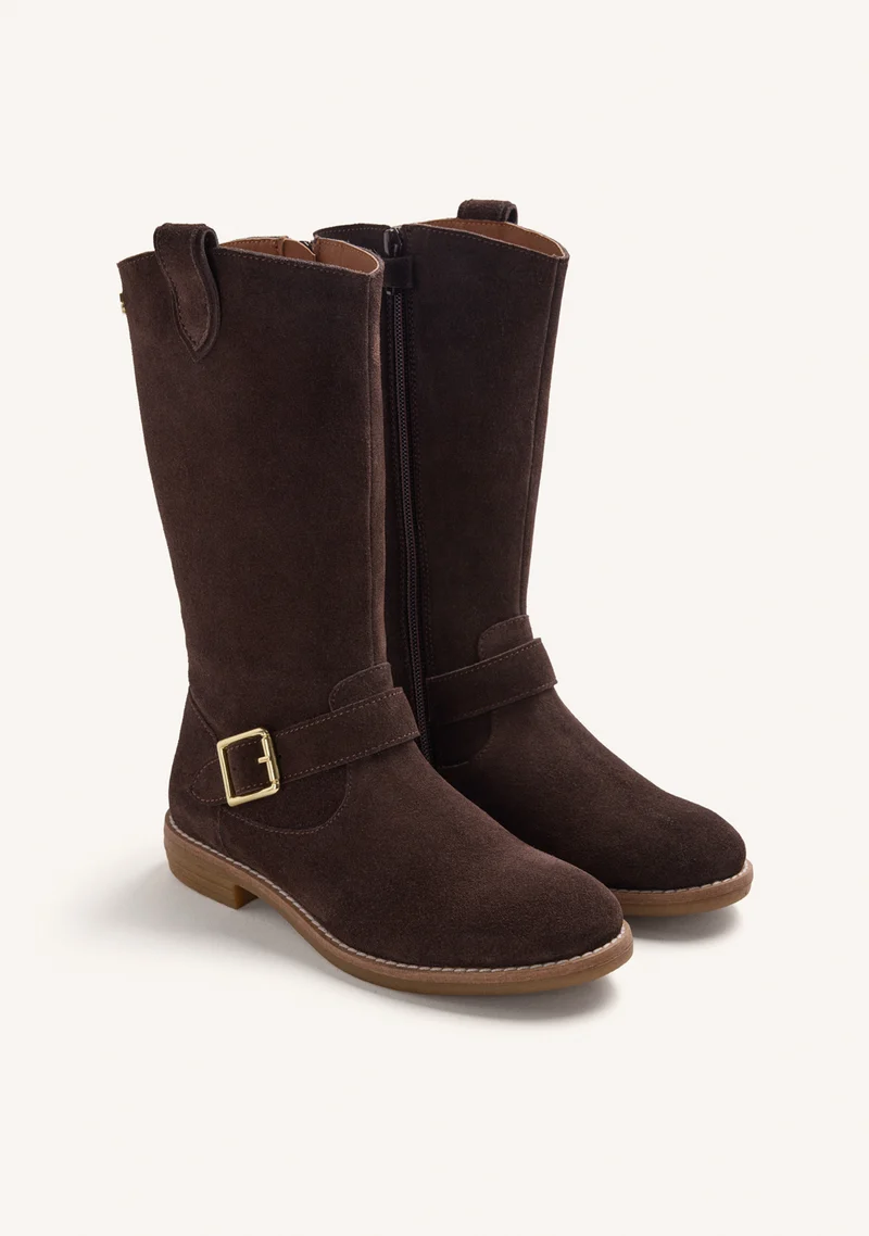CLASSIC CHOCOLATE LEATHER BOOTS