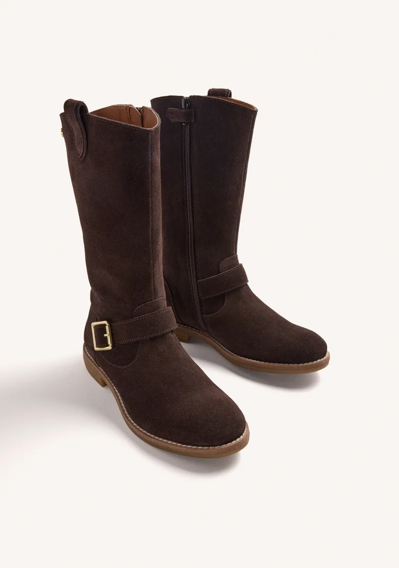 CLASSIC CHOCOLATE LEATHER BOOTS