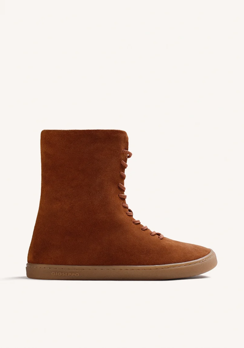 BROWN BAREFOOT LEATHER BOOTS