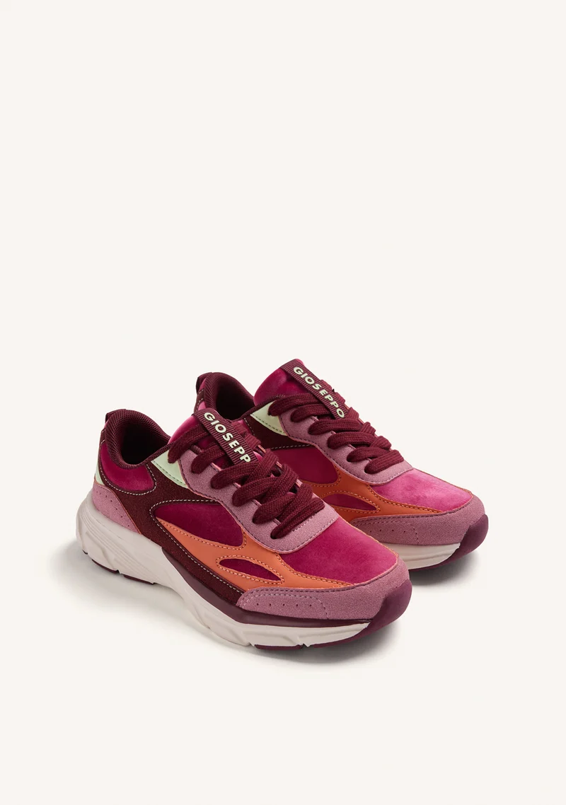 BURGUNDY SNEAKERS