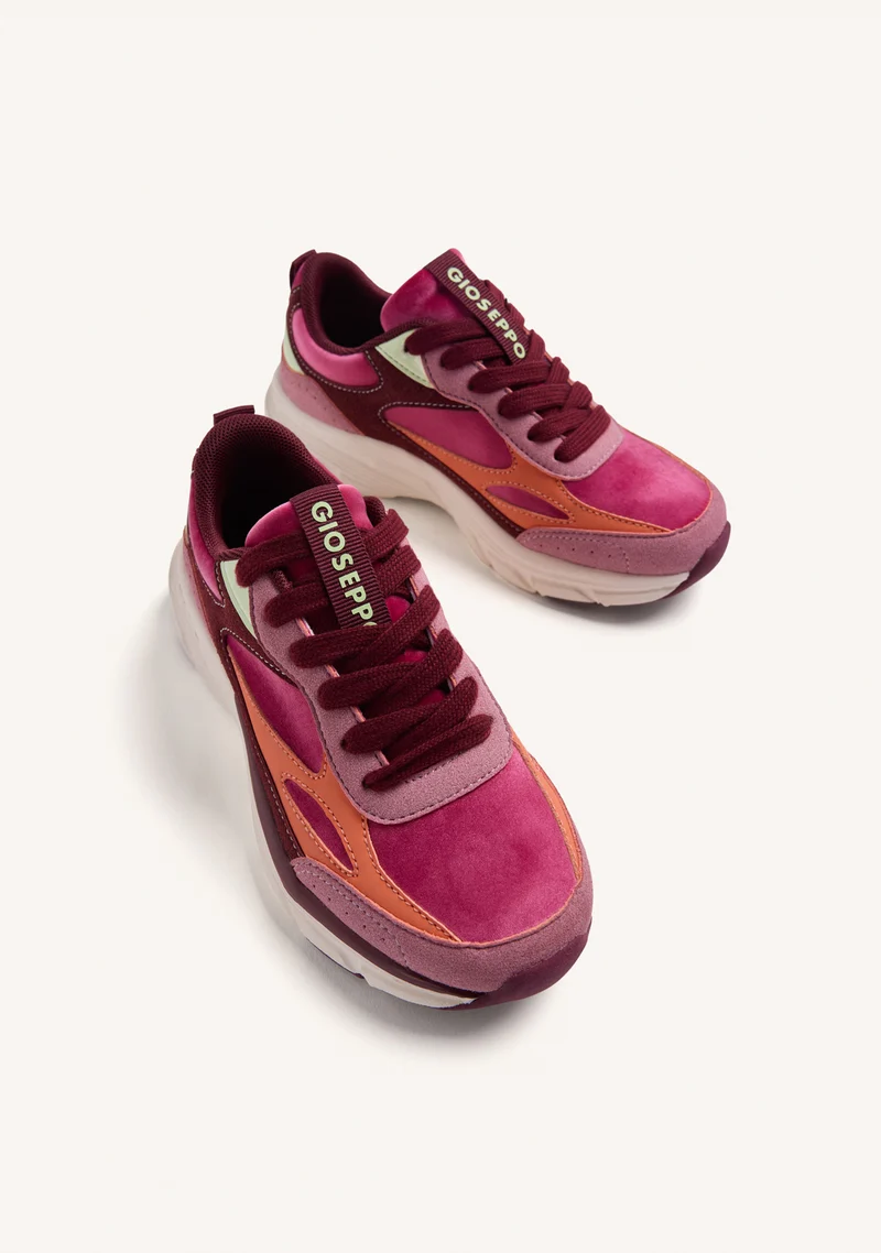 BURGUNDY SNEAKERS