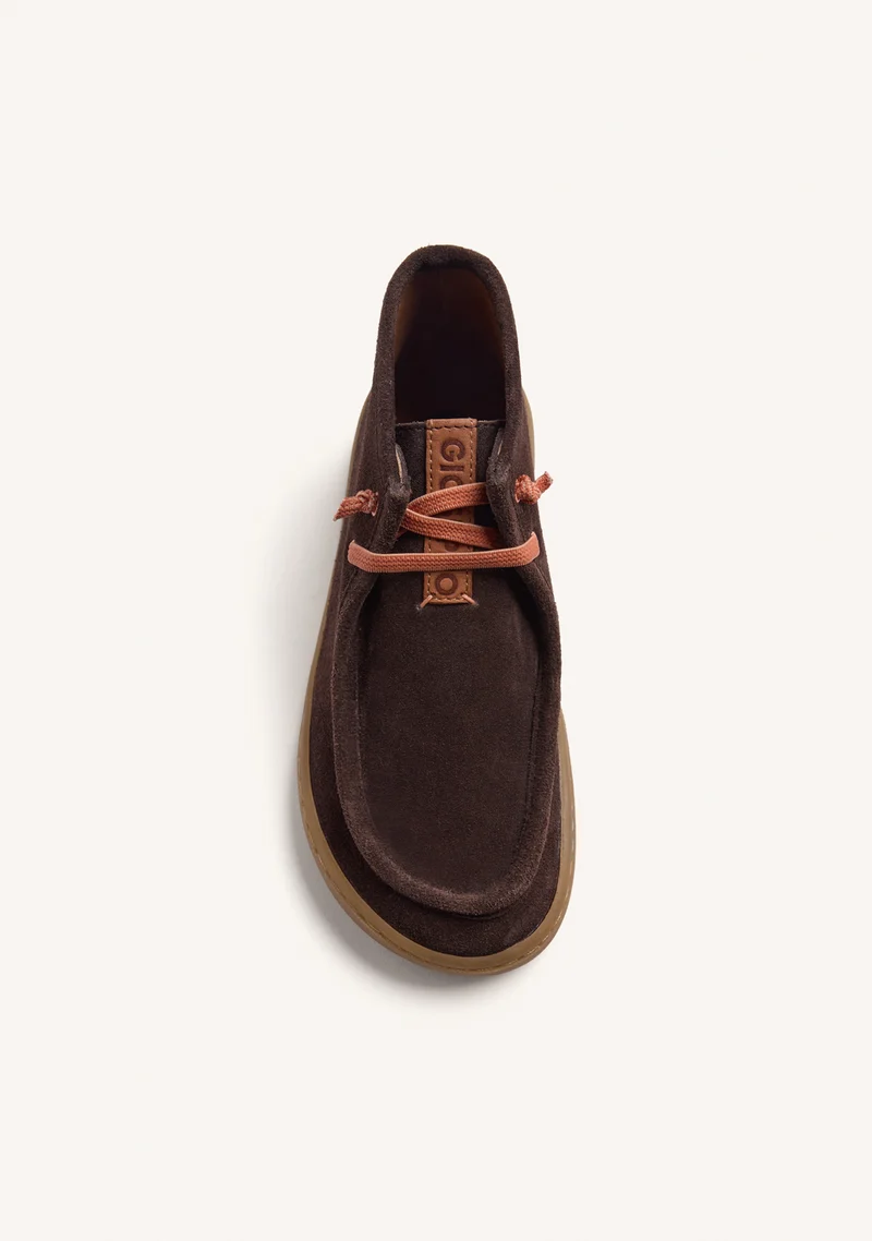 BAREFOOT LEATHER WALLABEE ANKLE BOOTS