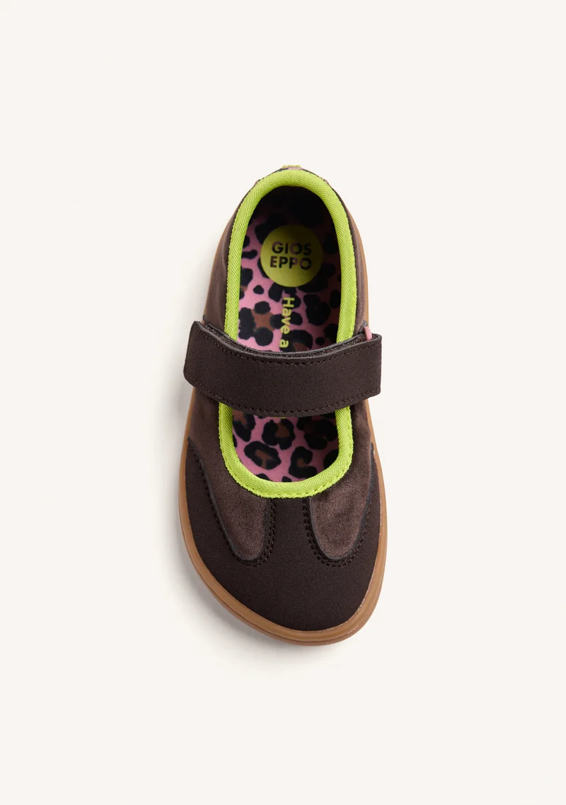 BAREFOOT SPORTS BALLET FLATS CHOCOLATE