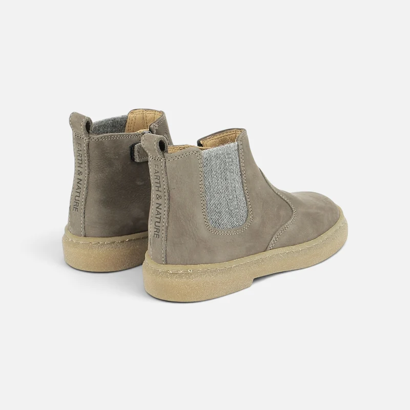 TRIX JOD ZIP - NUBUCK GRAINE - MARRON