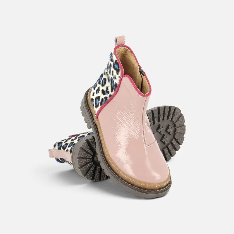 WALL BOOTS - VERNIS-KAMARI - FUSHIA-BIANCO BLEU