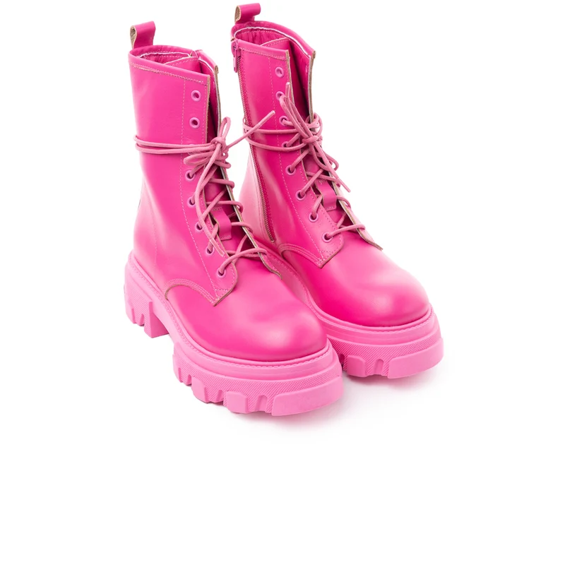Fukoka Fuschia Leather