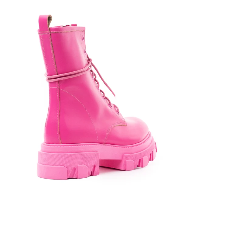 Fukoka Fuschia Leather