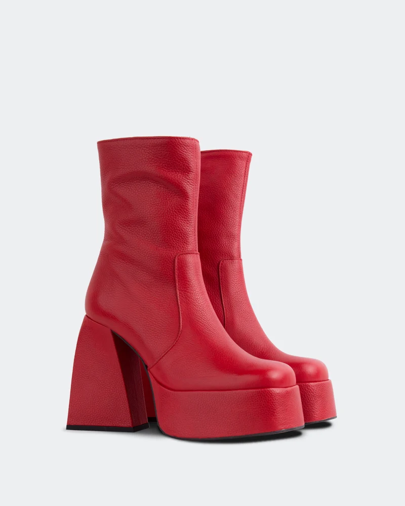 Hippie Red Leather