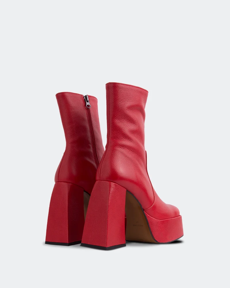 Hippie Red Leather