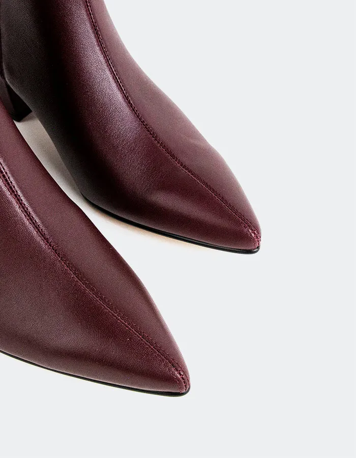 Lorelei Burgundy Leather
