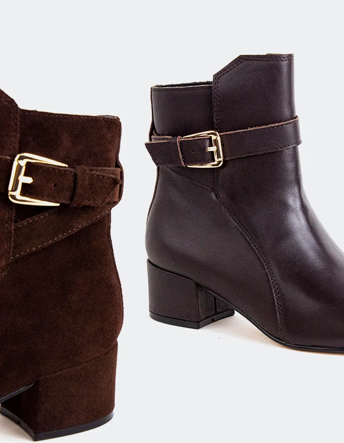 Caroline Brown Leather